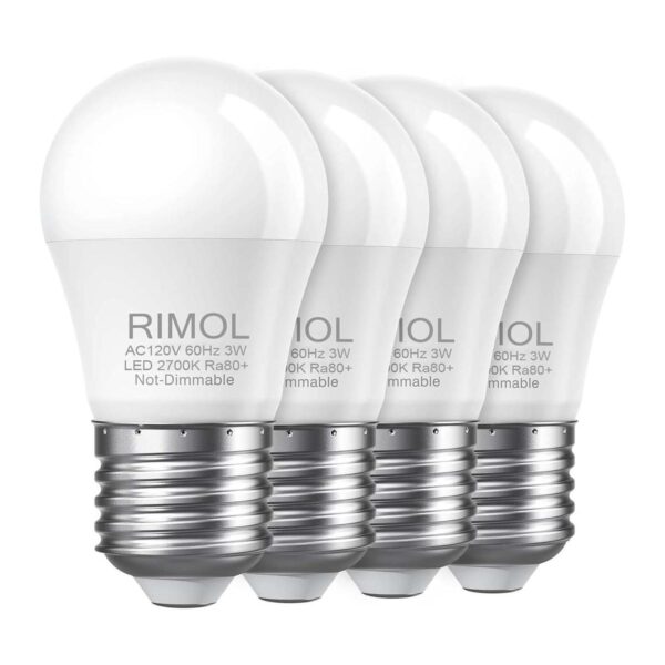 RIMOL Bombillas equivalentes a 25 W bombilla LED A15 de 3