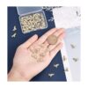 CHGCRAFT Colgante de oso chapado en oro real de 18