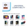 Cargador de pared USB C 2 puertos de 20 W USB A y USB C_2