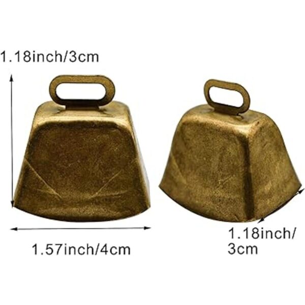 Pinenjoy Campana de cobre de pastoreo de 1.57 pulgadas de