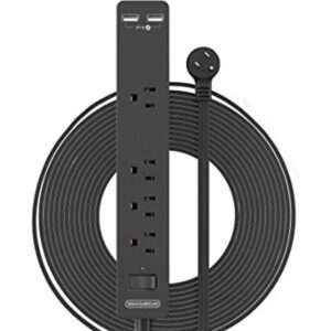 NTONPOWER Cable de extensión plano delgado de 10 pies_1