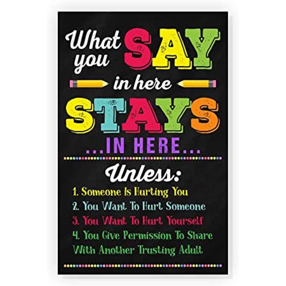 Póster What You Say In Here Stays In Here Póster para