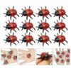 NUOBESTY 30 figuras falsas de mariquita modelos realistas_2
