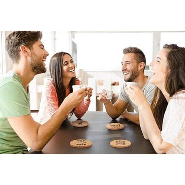 Homento Divertidos posavasos de plantas para bebidas