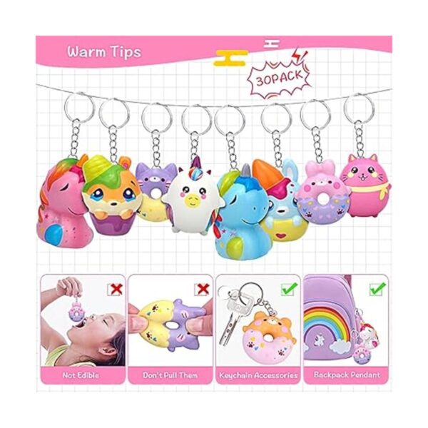 POKONBOY Paquete de 30 juguetes esponjosos Kawaii_5