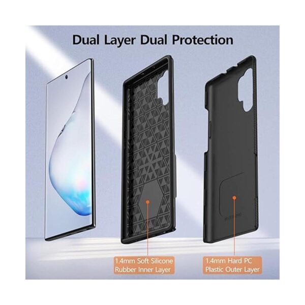 Rayboen Note 10 Plus Funda protectora de doble capa de_3