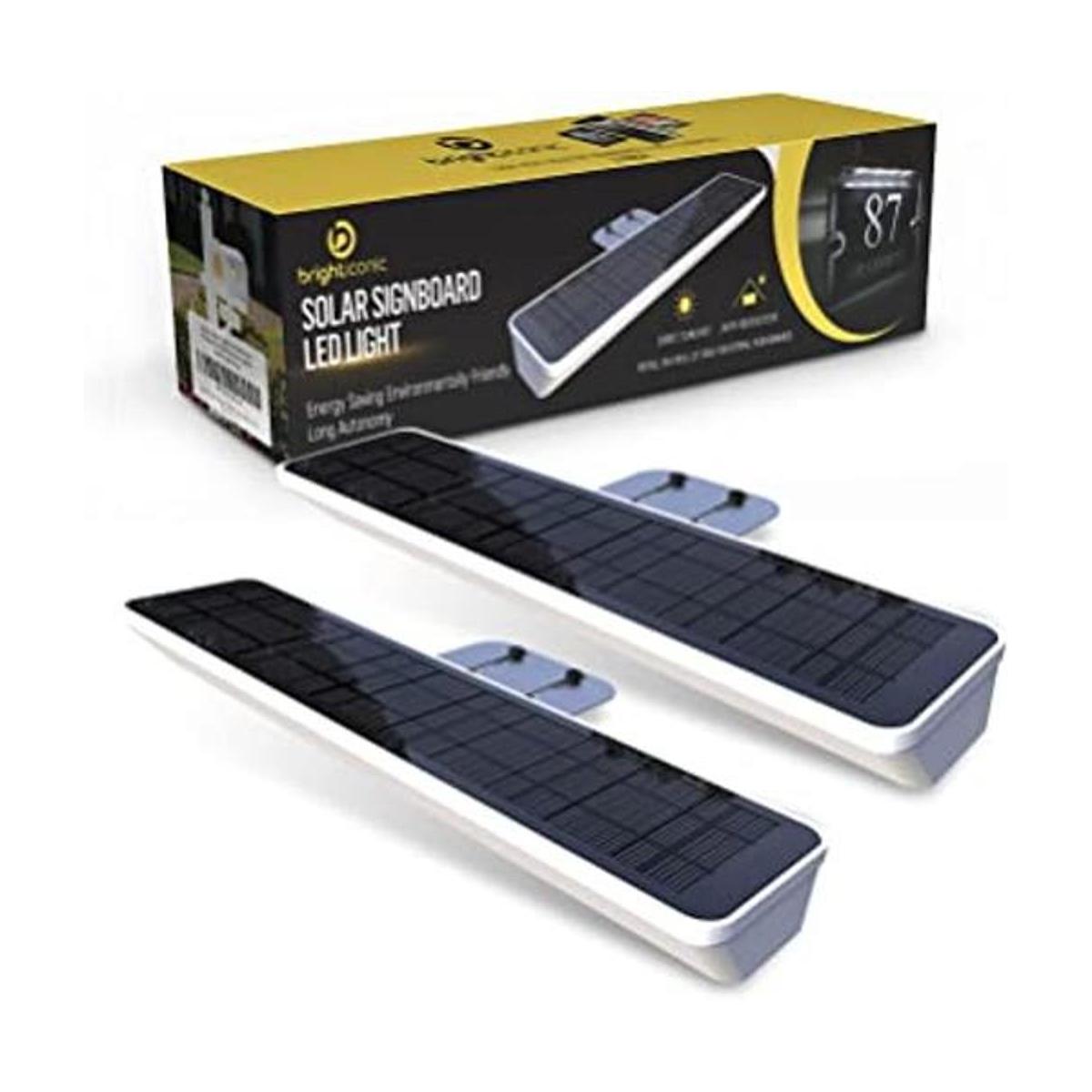 BRIGHTICONIC Luces solares para exteriores inalámbricas