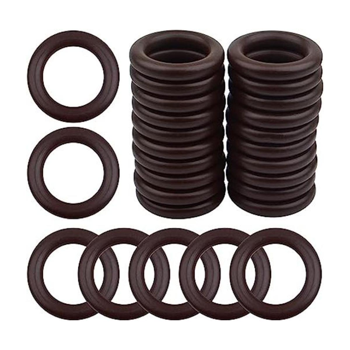 BronaGrand 20 anillos de madera de 2.165 in2.1 pulgadas