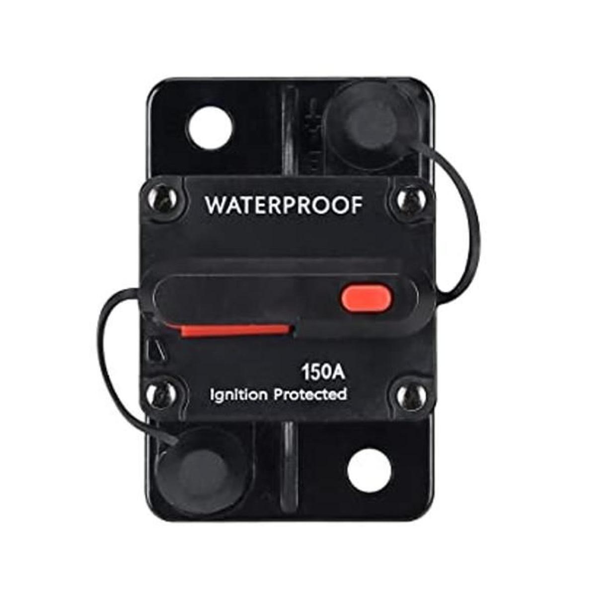 Disyuntor impermeable de 150 amperios con reposición