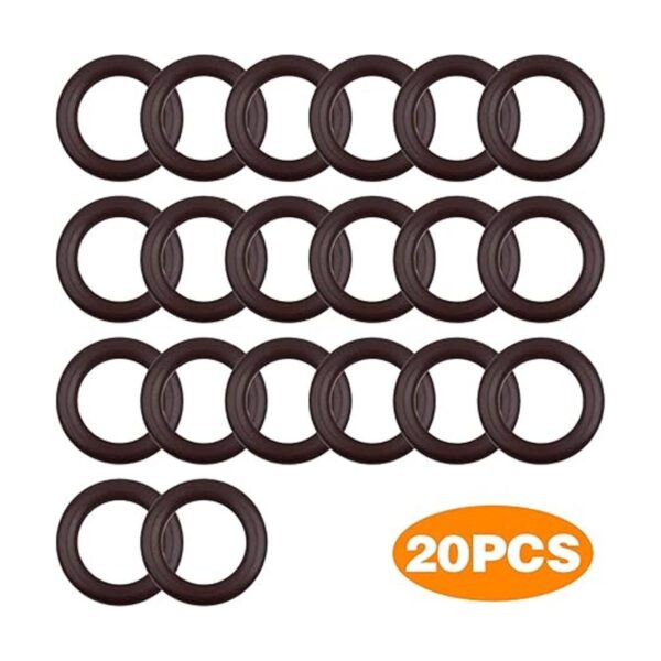 BronaGrand 20 anillos de madera de 2.165 in2.1 pulgadas
