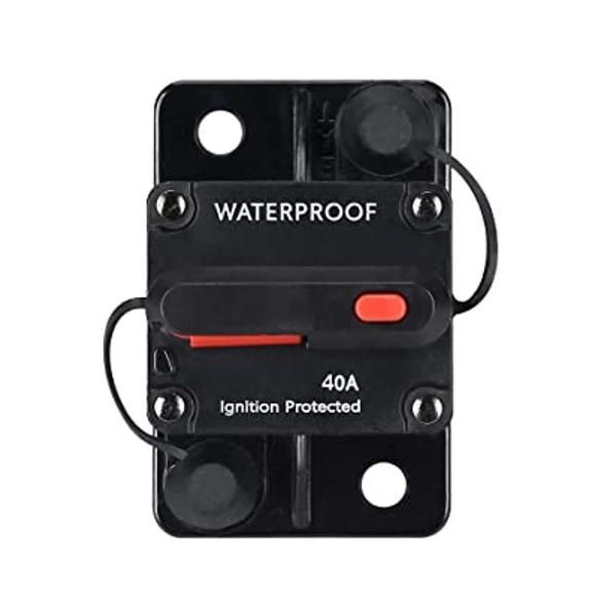 Disyuntor impermeable de 40 amperios con reinicio manual