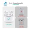 KOUJAON Funda de silicona suave para Airpods Pro funda