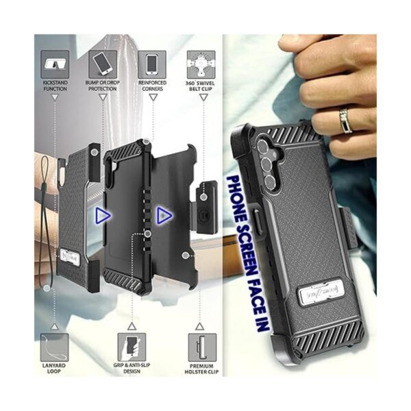 Beyond Cell TriShield Funda de teléfono con soporte para_2