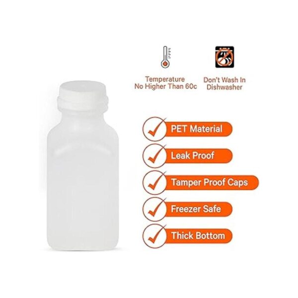 Botellas de jugo Juego de 6 botellas de jugo de plástico_5