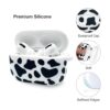 KOUJAON Funda de silicona suave para Airpods Pro funda