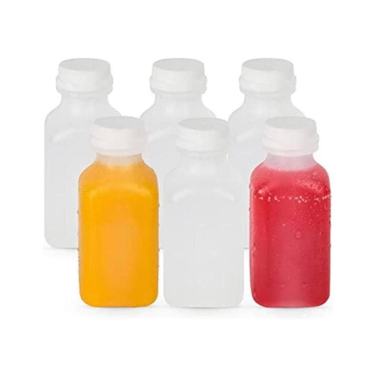 Botellas de jugo Juego de 6 botellas de jugo de plástico