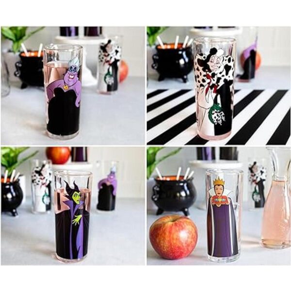 Disney Villains Vasos de vaso de 10 onzas juego de 4