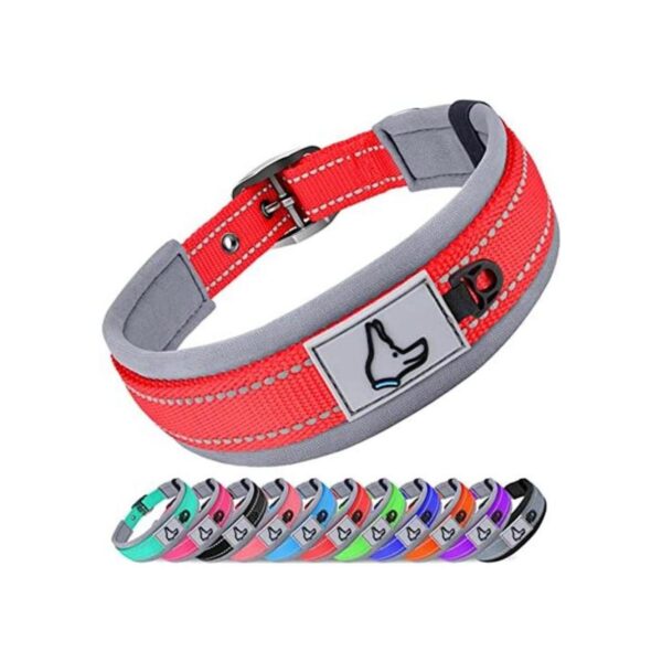 Joytale Collar de perro acolchado de neopreno 11 colores_1