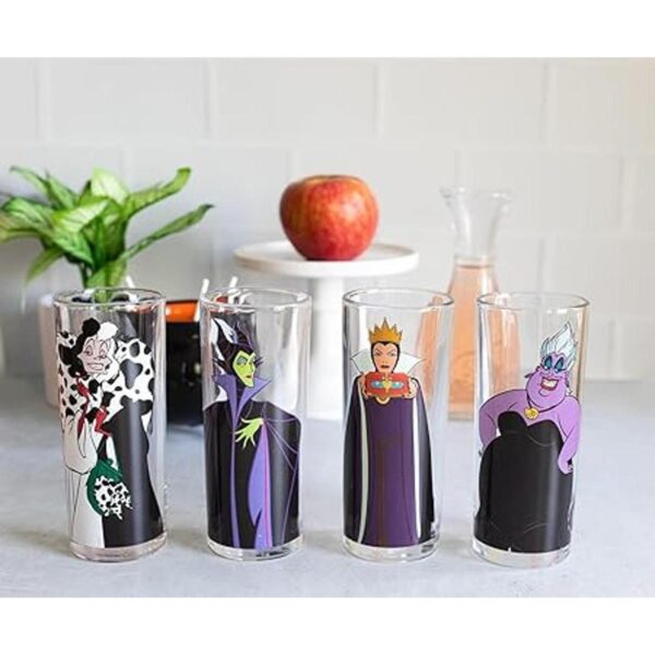 Disney Villains Vasos de vaso de 10 onzas juego de 4