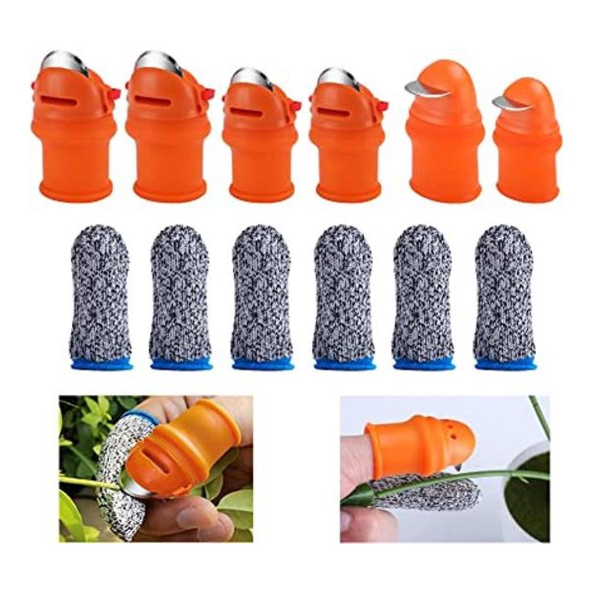 ETING 12 cuchillos de silicona para jardinería para