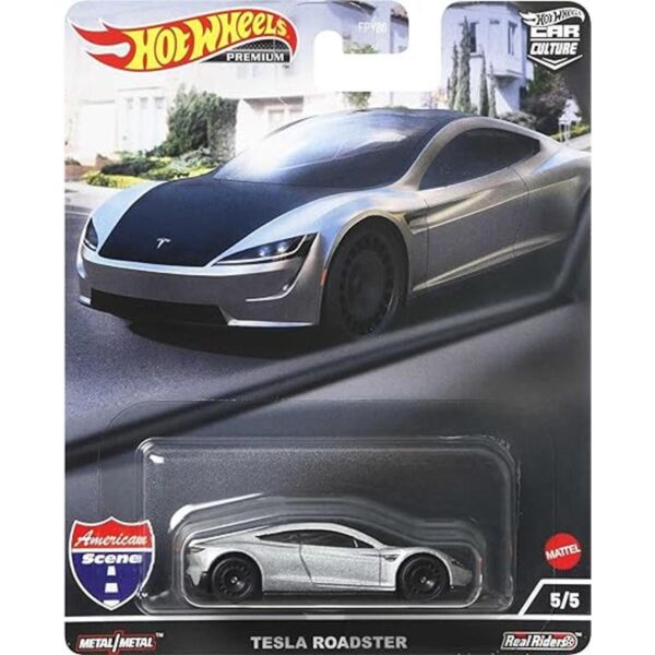 Hot Wheels Tesla Roadster Safari Vehículo para niños de 3_1