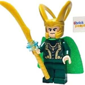 LEGO Superhéroes Minifigura Loki con cetro y tesseract y_1