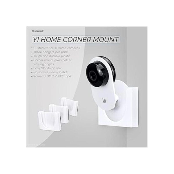 Brainwavz Soporte de pared esquinero para YI Home