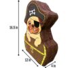 Piñata pirata para cachorros 16.5 x 12 x 4 pulgadas_2