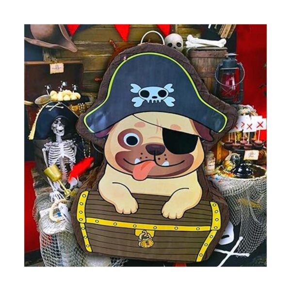 Piñata pirata para cachorros 16.5 x 12 x 4 pulgadas_6