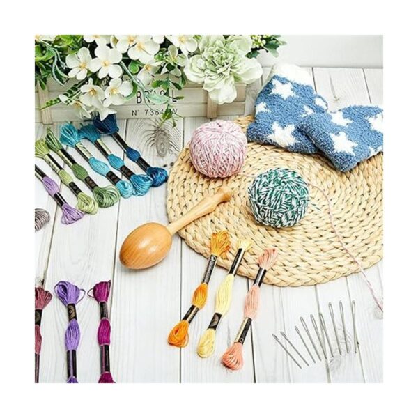 Huevo de Darning Egg para calcetines kit de suministros