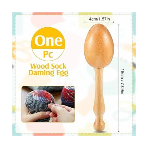 Huevo de Darning Egg para calcetines kit de suministros