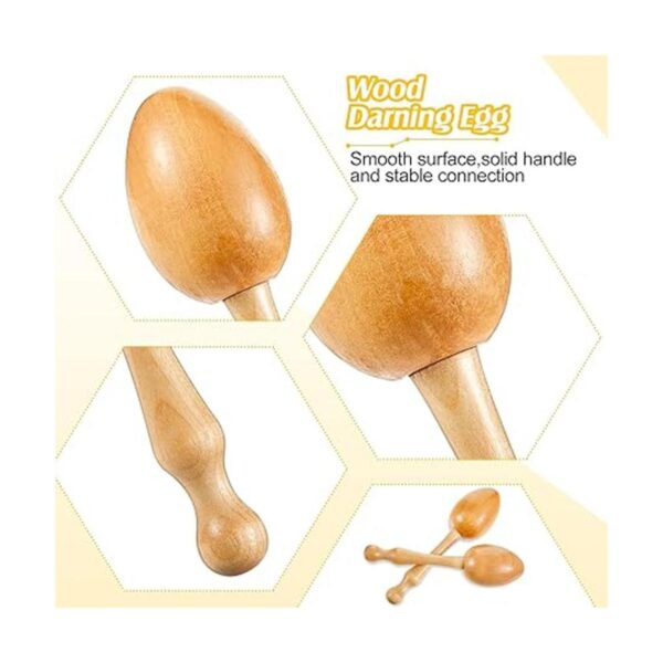 Huevo de Darning Egg para calcetines kit de suministros
