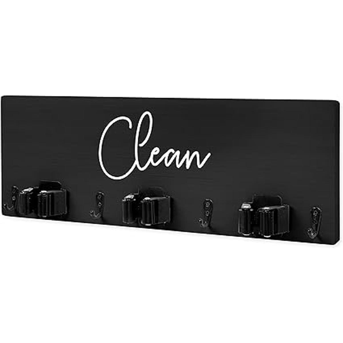 Ilyapa Soporte de pared para escobas almacenamiento de