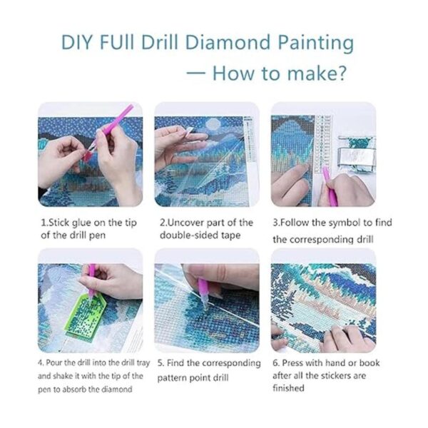 Kits de pintura de diamantes 5D American West Cowboy and_4