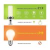 Bombillas LED E12 bombilla LED de maíz de 20 W_2