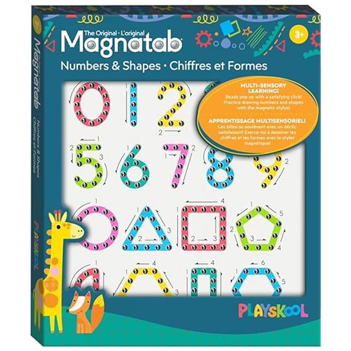 Magnatab Números y formas Playskool Herramienta de dibujo