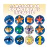 ArtCreativity Juego de 12 bolas acuáticas de rebote alto_2