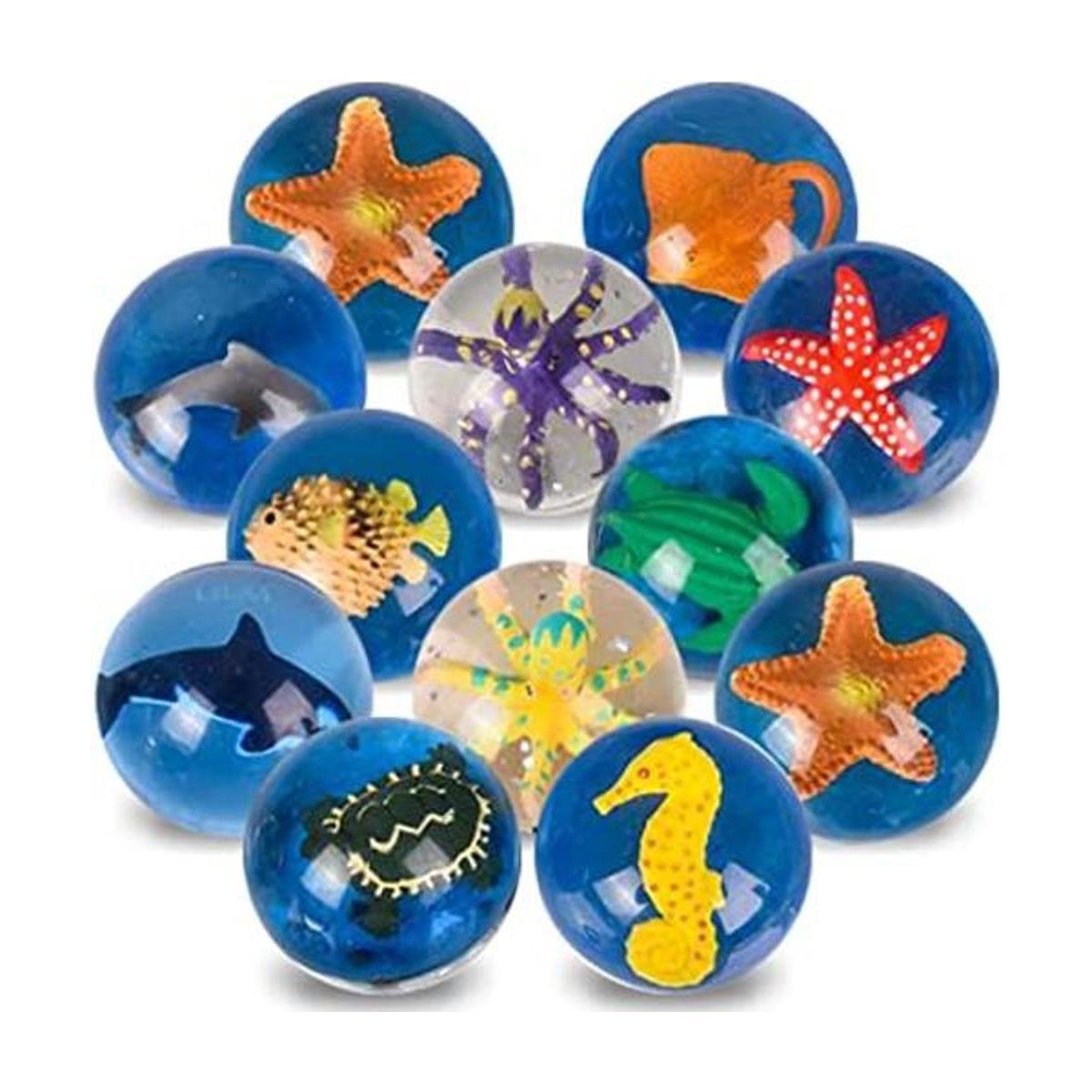 ArtCreativity Juego de 12 bolas acuáticas de rebote alto