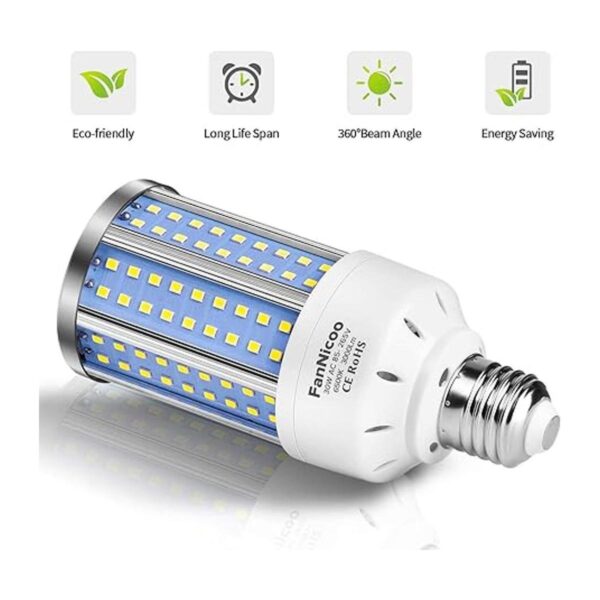 Paquete de 2 bombillas LED de maíz equivalente a 200 W_3