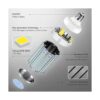 Paquete de 2 bombillas LED de maíz equivalente a 200 W_4