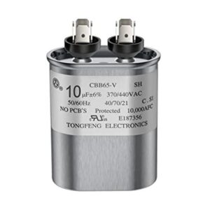Dreyoo Condensador de arranque ovalado de 10 uF MFD 6_1