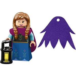LEGO Disney Series 2 Anna de Frozen con capa LEGO morado_1