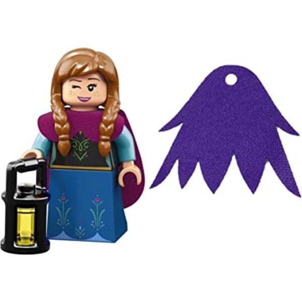 LEGO Disney Series 2 Anna de Frozen con capa LEGO morado_1