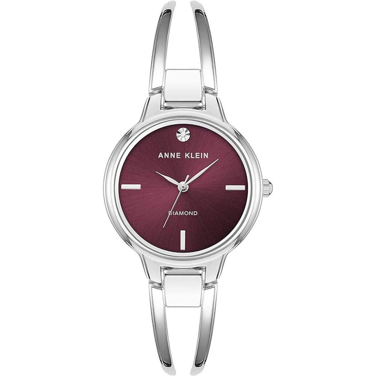 Anne Klein Reloj de pulsera con esfera de diamante