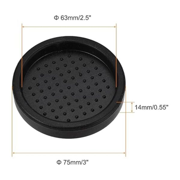 MECCANIXITY Alfombrilla de silicona de gel para café de_2