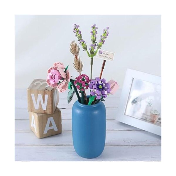 QLT Juego de construcción de ramo de flores de ladrillos_2
