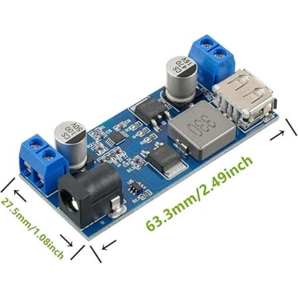 EPLZON DC 6V 9V 12V 24V a DC 5V 5A Buck Módulo convertidor_4