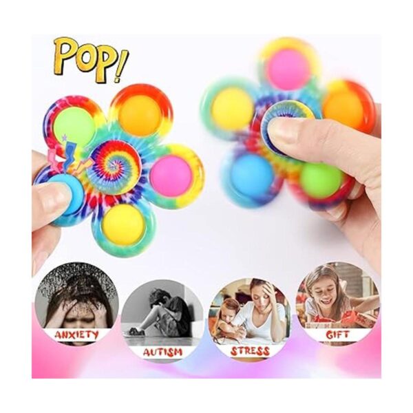 Gigilli Paquete de 24 recuerdos de fiesta Fidget Spinner_4