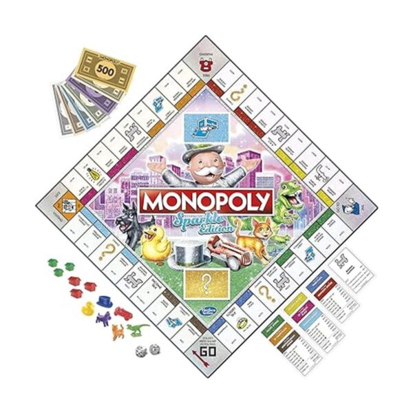 Monopoly Juego de mesa Sparkle Edition juegos familiares_2