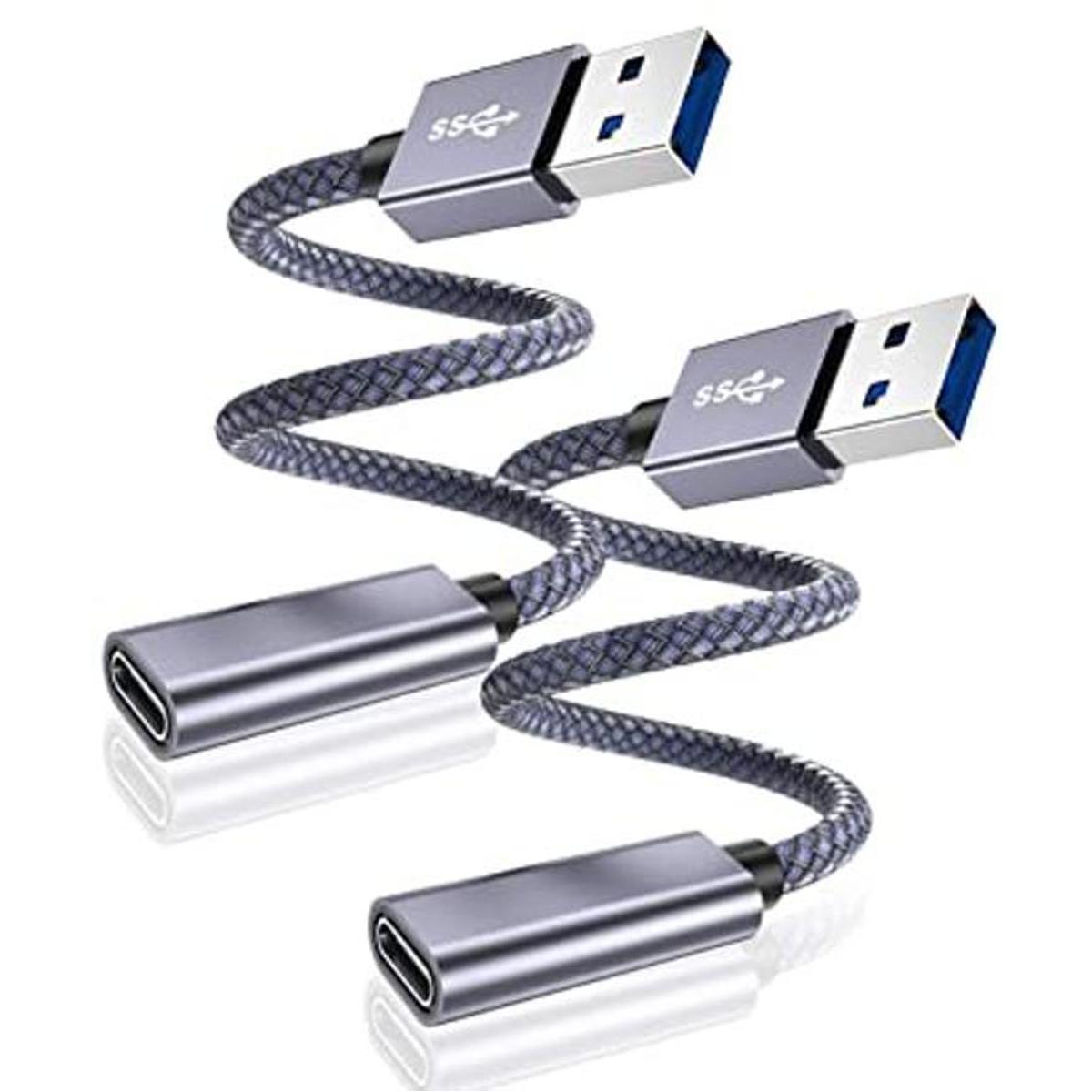 Basesailor Adaptador de cable USB C hembra a USB 3.0 macho